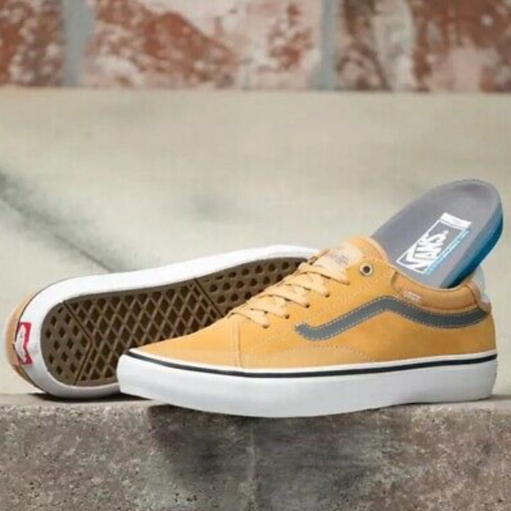 NWT Vans TNT Advanced Prototype Oak Buff Suede Shoes